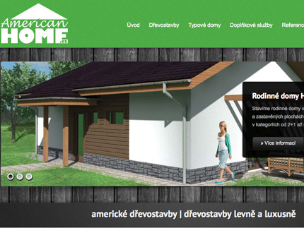 Web AmericanHome.cz