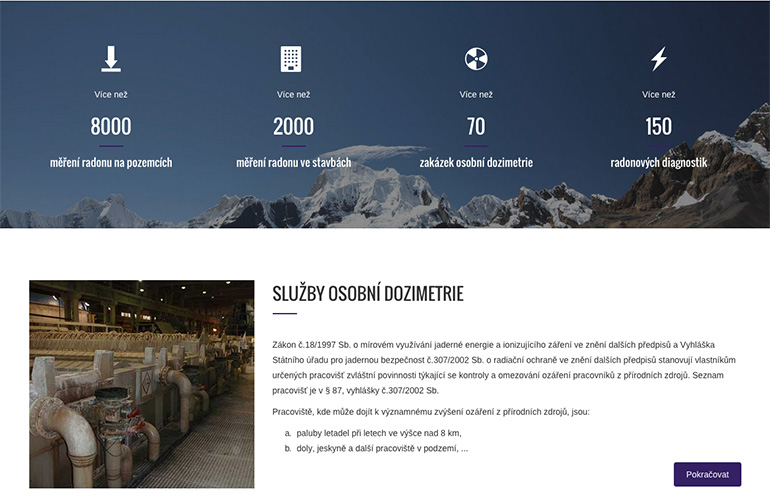 Ukázka webu Sezitplus.cz - 3