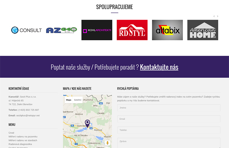 Ukázka webu Sezitplus.cz - 4